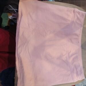 Art Class Coral Mini Skirt W/ Shorts